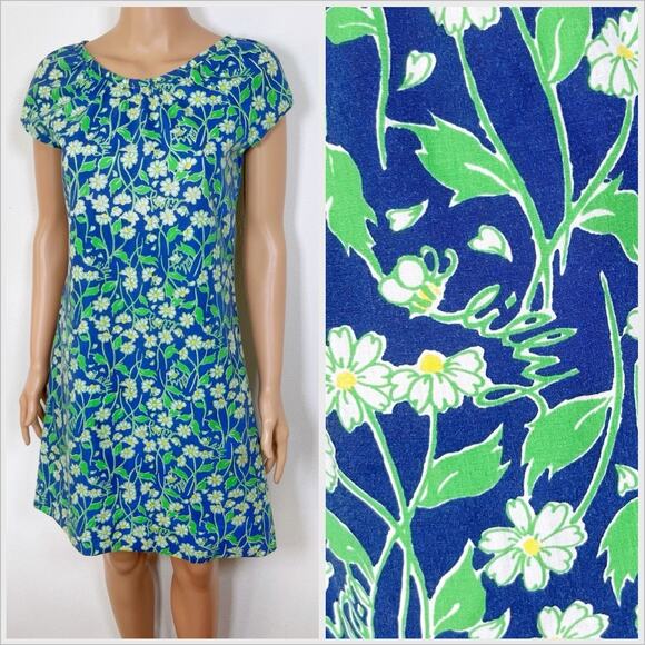 Lilly Pulitzer Dresses & Skirts - Vintage 70s Lilly Pulitzer Mini Dress Calomine Daisy‎ Bumble Bee // Size Small